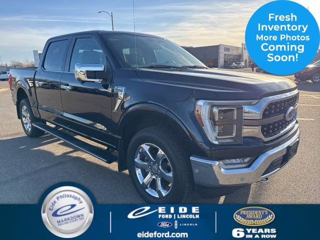 2021 Antimatter Blue Metallic Ford F-150 King Ranch 4X4 Truck