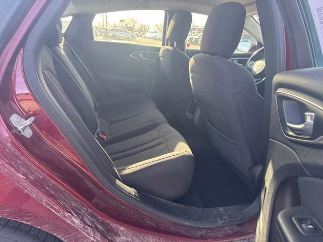 2015 Velvet Red Pearlcoat Chrysler 200 Limited FWD Sedan