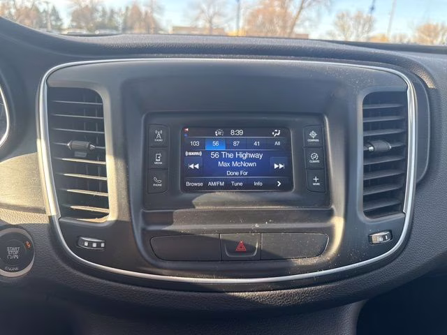 2015 Velvet Red Pearlcoat Chrysler 200 Limited FWD Sedan