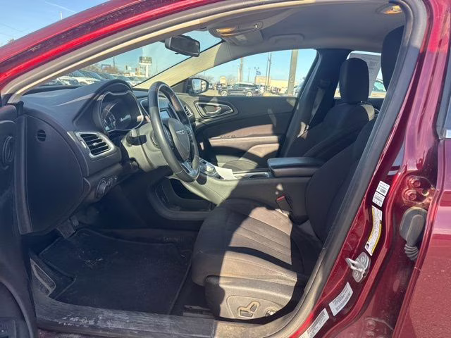 2015 Velvet Red Pearlcoat Chrysler 200 Limited FWD Sedan