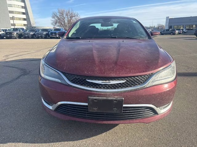 2015 Velvet Red Pearlcoat Chrysler 200 Limited FWD Sedan