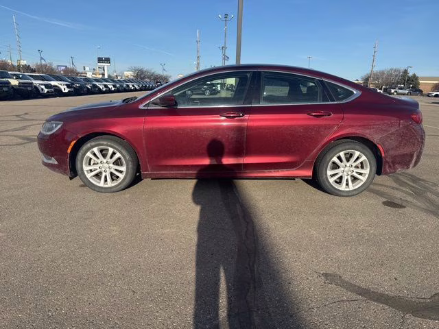 2015 Velvet Red Pearlcoat Chrysler 200 Limited FWD Sedan