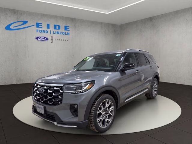 2025 Carbonized Gray Metallic Ford Explorer Platinum 4X4 SUV