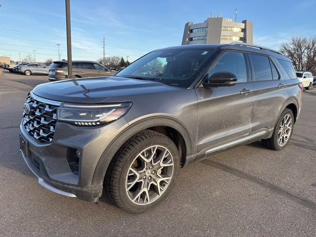 2025 Carbonized Gray Metallic Ford Explorer Platinum 4X4 SUV