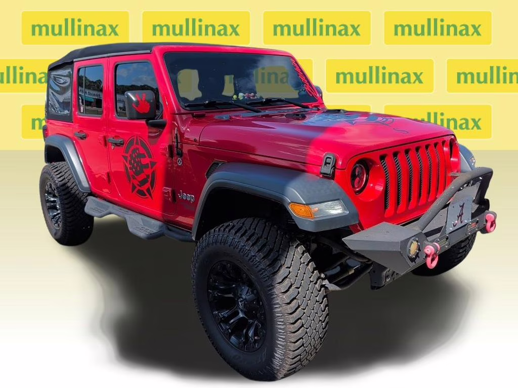 2018 Firecracker Red Clearcoat Jeep Wrangler Unlimited Sport S 4X4 SUV