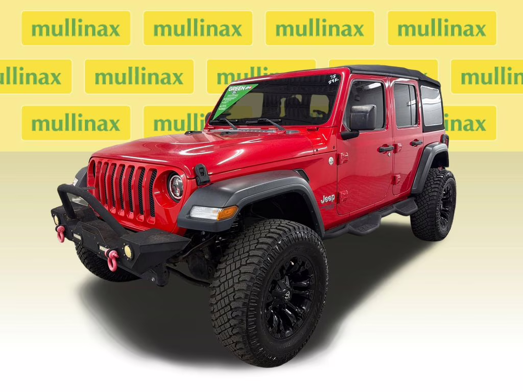 2018 Firecracker Red Clearcoat Jeep Wrangler Unlimited Sport S 4X4 SUV