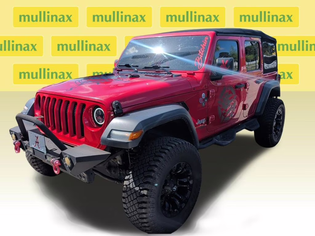 2018 Firecracker Red Clearcoat Jeep Wrangler Unlimited Sport S 4X4 SUV