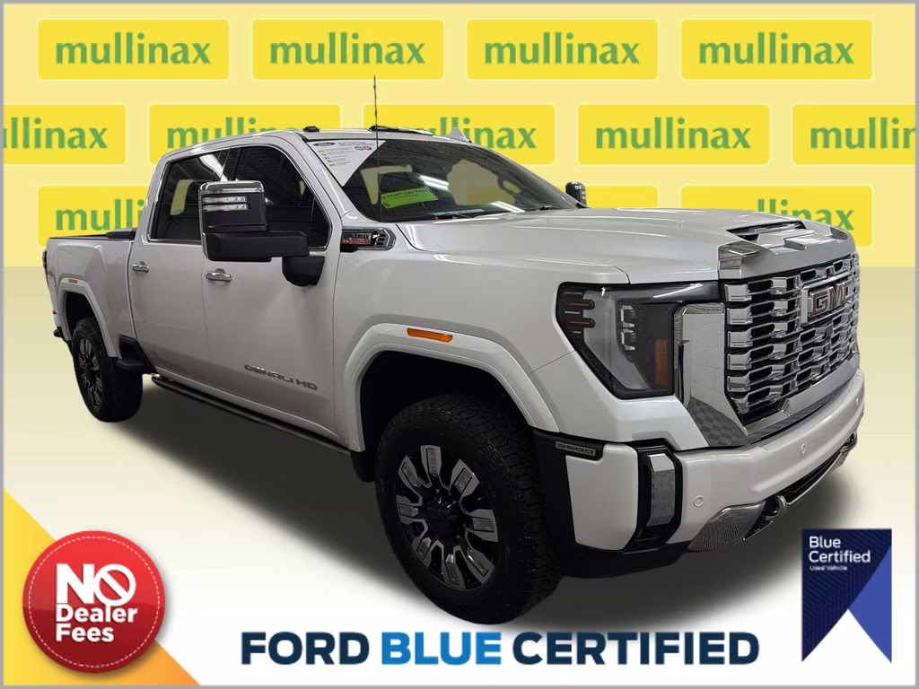 2024 White Frost Tricoat GMC Sierra 3500HD Denali 4X4 Truck