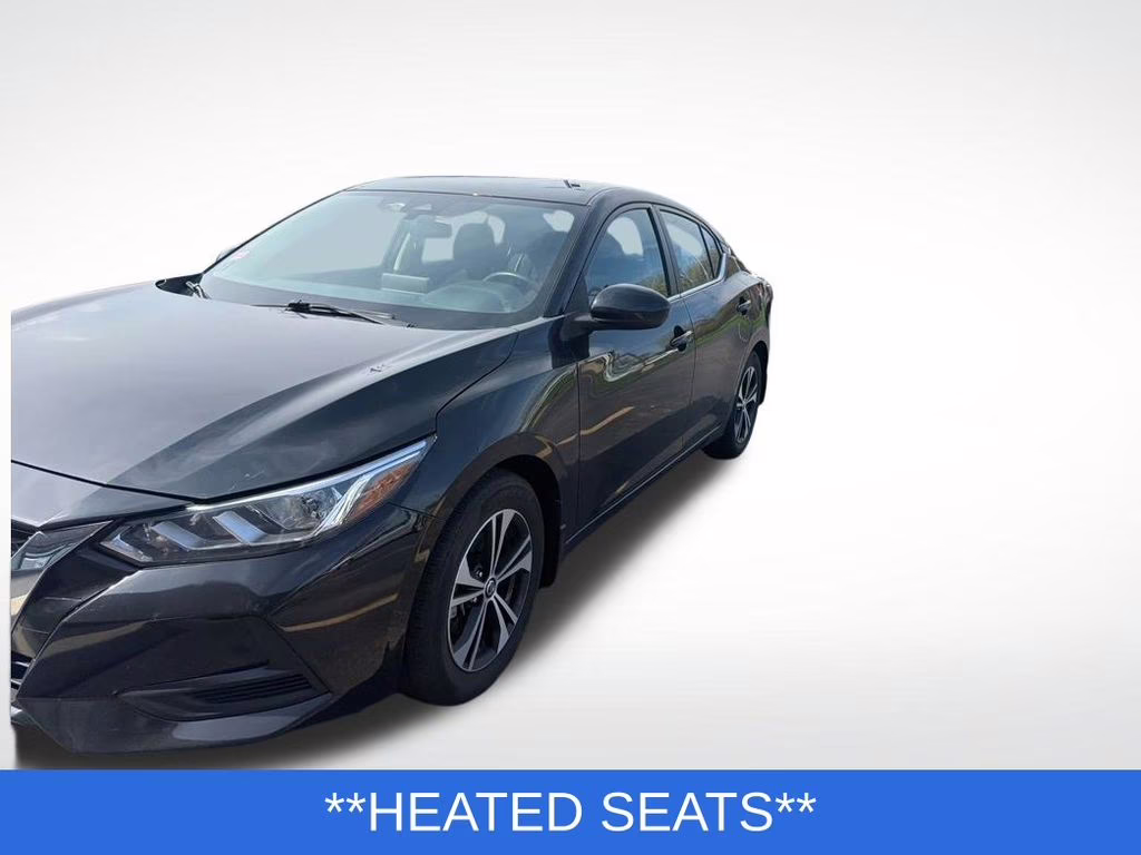 2023 Super Black Nissan Sentra SV FWD Sedan