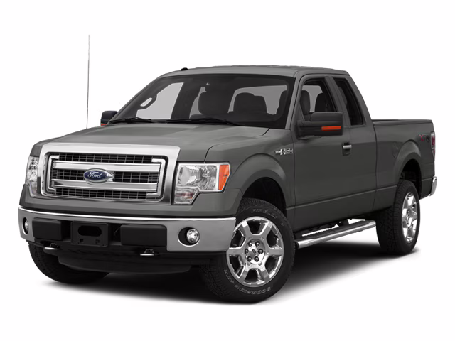2014 Sterling Gray Metallic Ford F-150 XLT Extended Cab Pickup RWD Truck