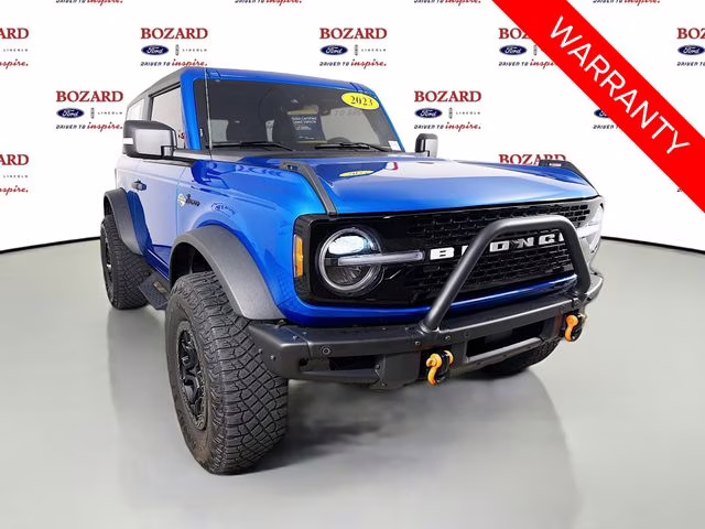 2023 Velocity Blue Metallic Ford Bronco Wildtrak 4X4 SUV