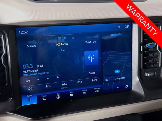 2023 Velocity Blue Metallic Ford Bronco Wildtrak 4X4 SUV