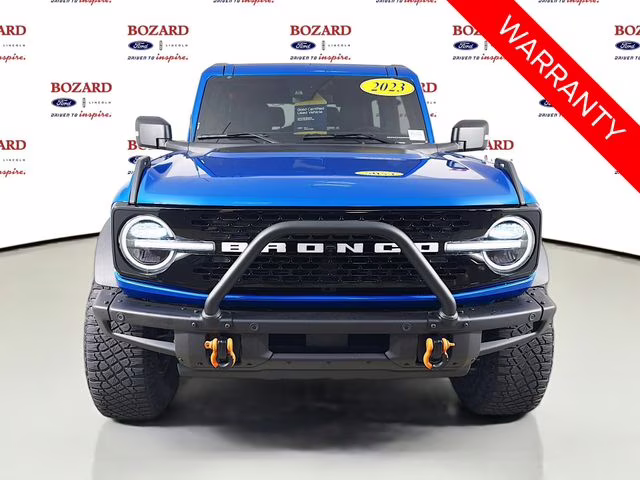 2023 Velocity Blue Metallic Ford Bronco Wildtrak 4X4 SUV
