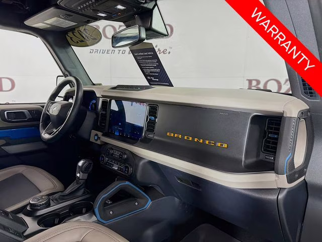 2023 Velocity Blue Metallic Ford Bronco Wildtrak 4X4 SUV