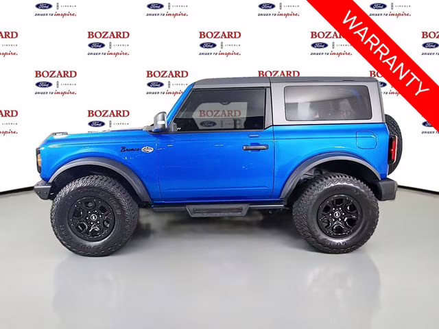 2023 Velocity Blue Metallic Ford Bronco Wildtrak 4X4 SUV