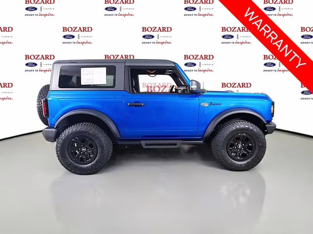 2023 Velocity Blue Metallic Ford Bronco Wildtrak 4X4 SUV