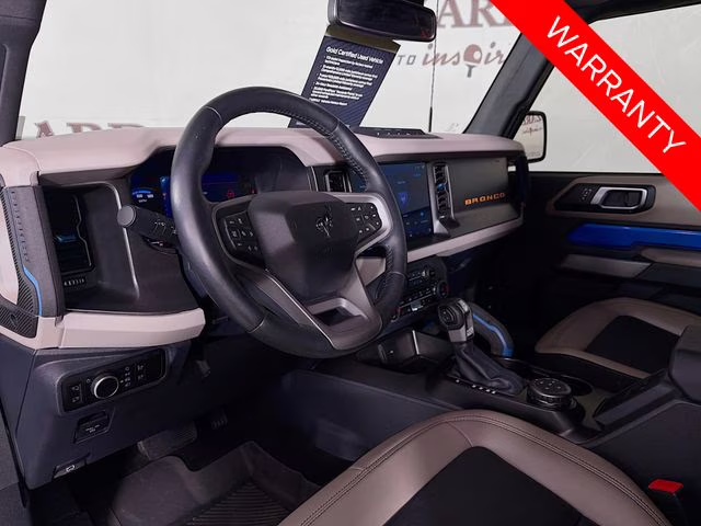 2023 Velocity Blue Metallic Ford Bronco Wildtrak 4X4 SUV