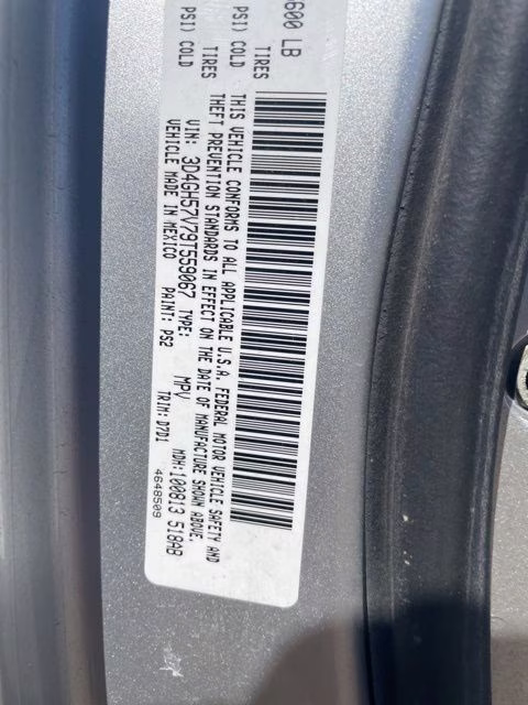 2009 Bright Silver Metallic Clearcoat Dodge Journey SXT AWD SUV