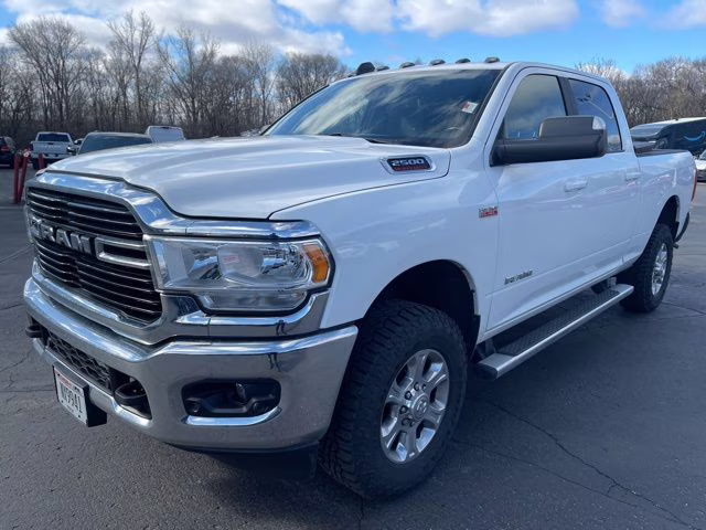 2021 Bright White Clearcoat Ram 2500 Big Horn 4X4 Truck