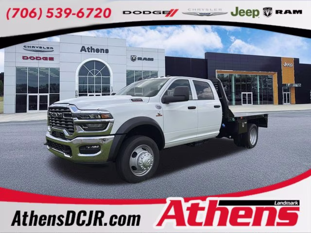 2026 Bright White Clearcoat Ram 4500 Chassis Cab Tradesman 4X4 Truck
