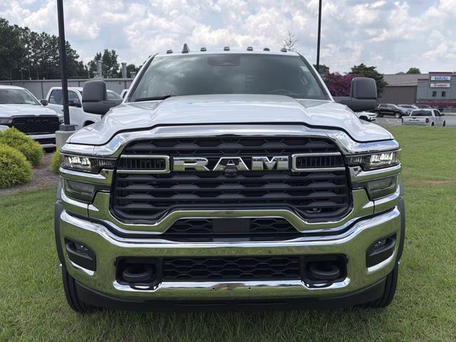 2026 Bright White Clearcoat Ram 4500 Chassis Cab Tradesman 4X4 Truck