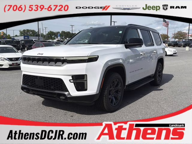 2026 Bright White Clearcoat Jeep Grand Wagoneer Upland 4X4 SUV