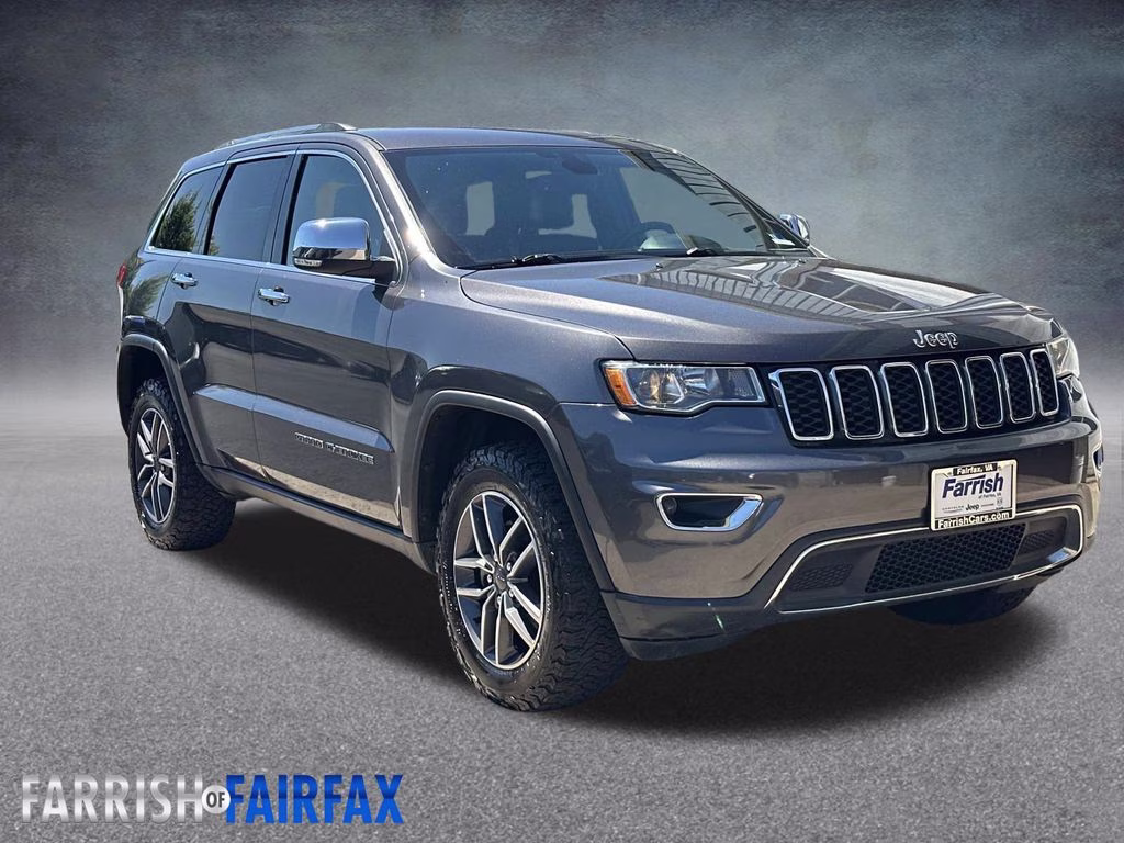 2019 Granite Crystal Metallic Clearcoat Jeep Grand Cherokee Limited 4X4 SUV