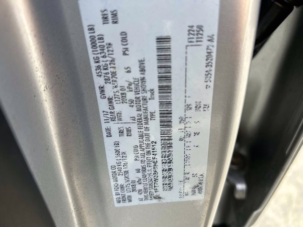 2017 Ingot Silver Ford Super Duty F-250 SRW Lariat 4X4 Truck
