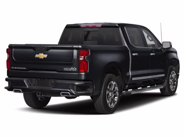 2025 Black Chevrolet Silverado 1500 High Country 4X4 Truck