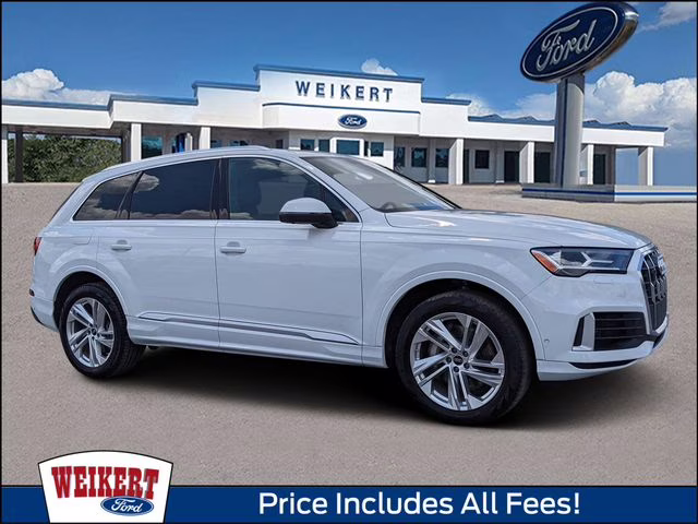 2023 Glacier White Audi Q7 55 Premium Plus AWD SUV