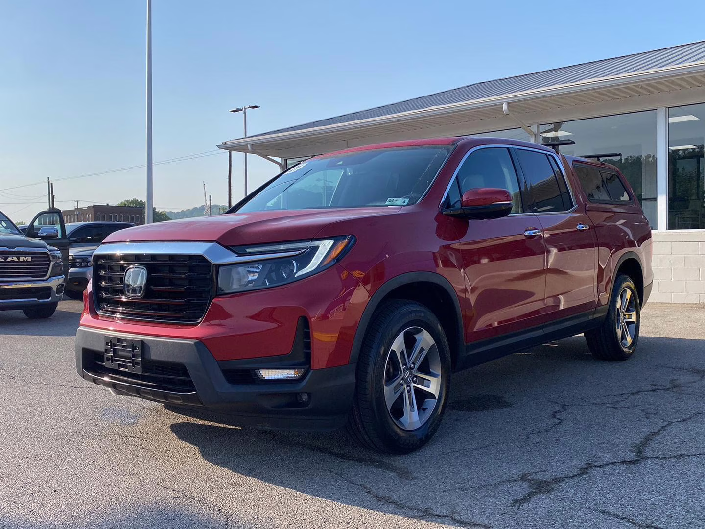 2021 Radiant Red Metallic Honda Ridgeline RTL-E AWD Truck