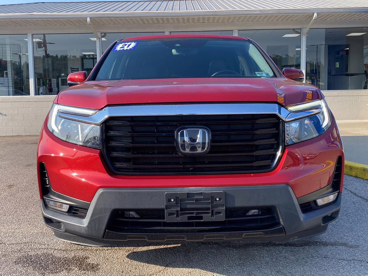 2021 Radiant Red Metallic Honda Ridgeline RTL-E AWD Truck