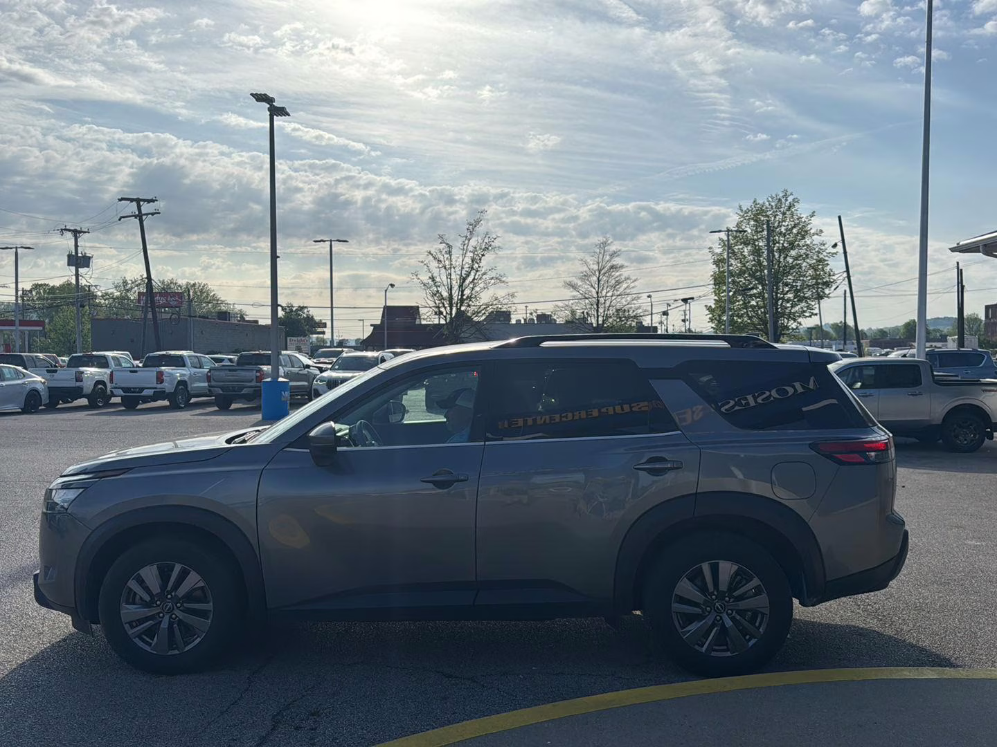 2025 Gun Metallic Nissan Pathfinder SV 4X4 SUV