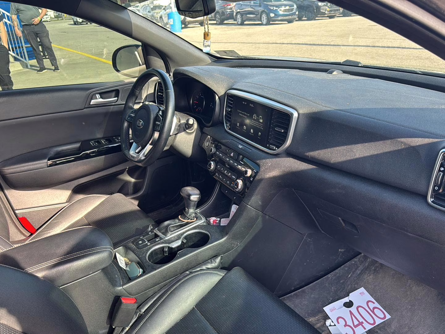 2021 Black Cherry Kia Sportage S AWD SUV