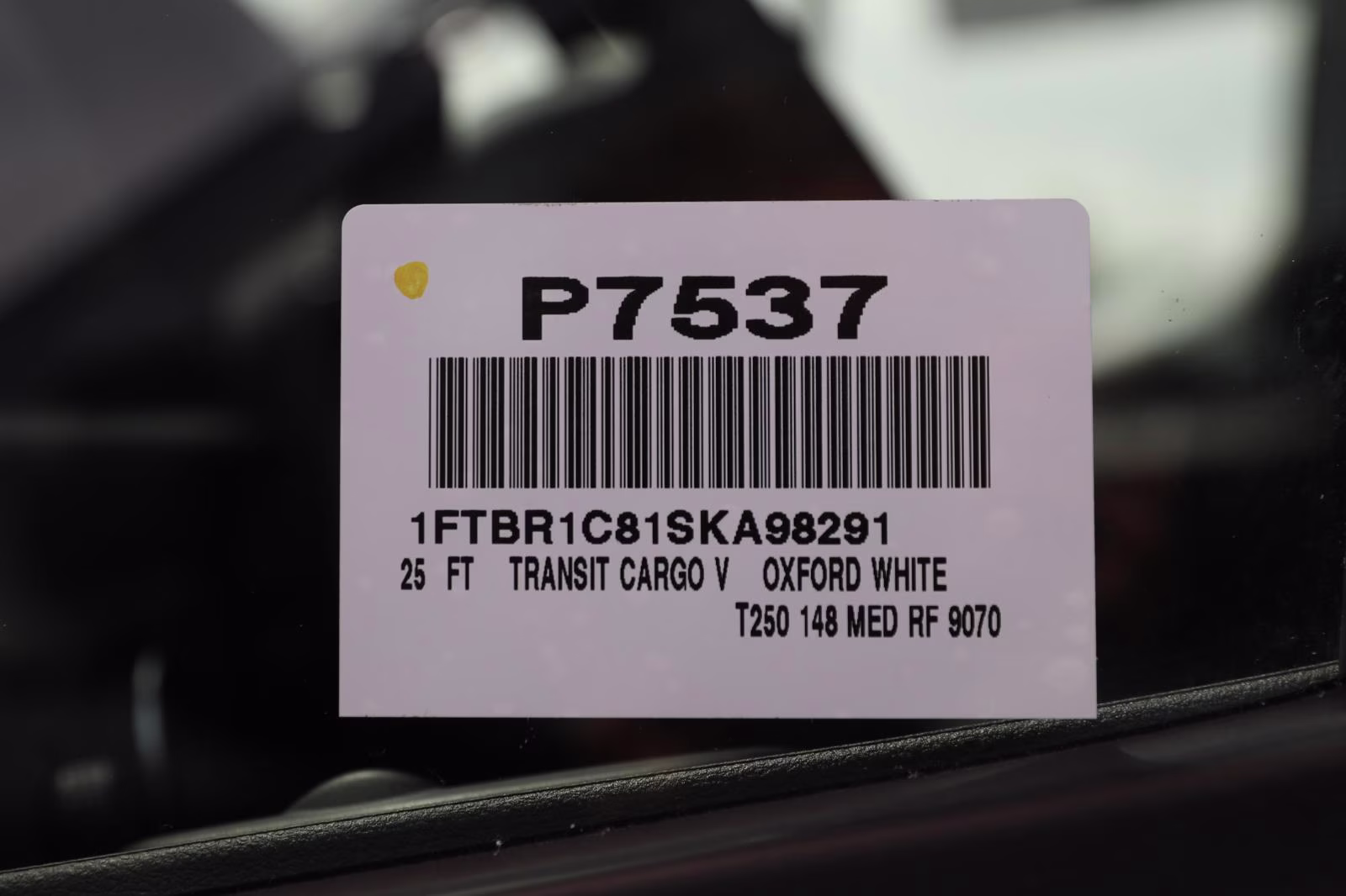 2025 Oxford White Ford Transit 250 RWD Van