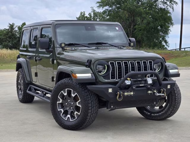 2024 Sarge Green Clearcoat Jeep Wrangler Sahara 4X4 SUV