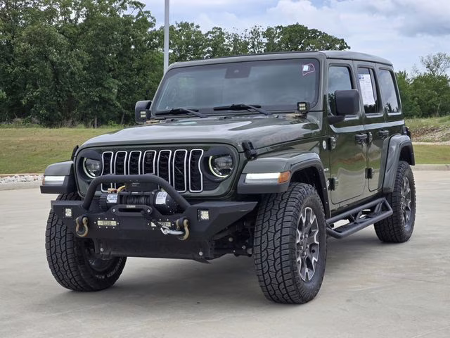 2024 Sarge Green Clearcoat Jeep Wrangler Sahara 4X4 SUV