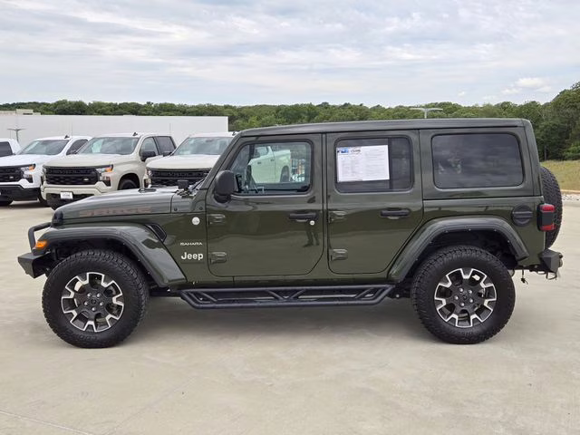 2024 Sarge Green Clearcoat Jeep Wrangler Sahara 4X4 SUV