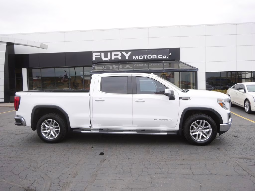 2020 Summit White GMC Sierra 1500 SLT 4X4 Truck