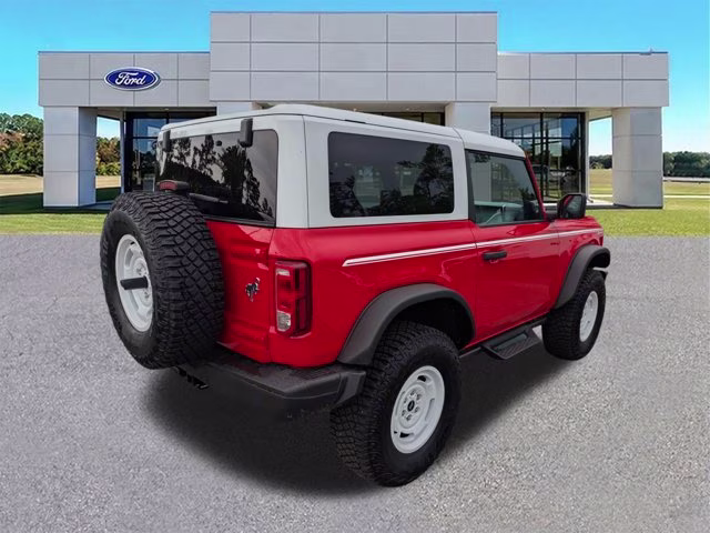 2024 Race Red Ford Bronco Heritage Edition 4X4 Convertible