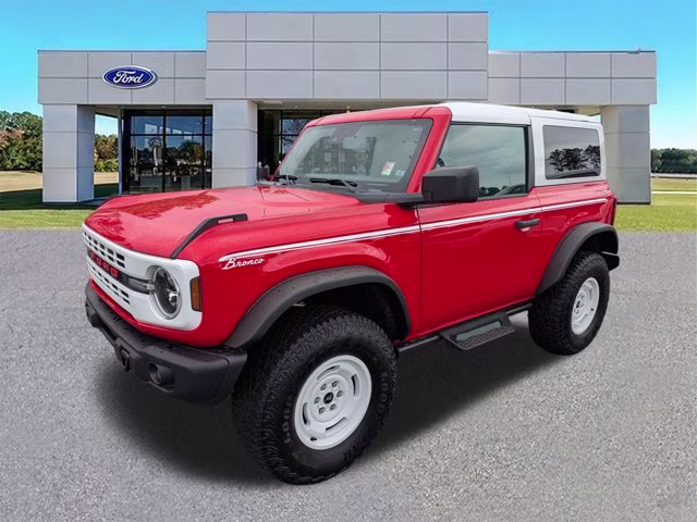 2024 Race Red Ford Bronco Heritage Edition 4X4 Convertible