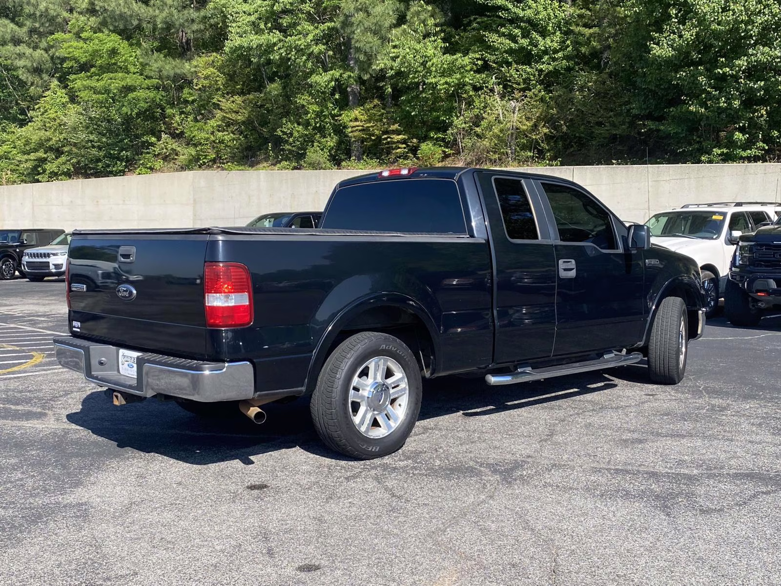 2008 Black Clearcoat Ford F-150 Lariat RWD Truck