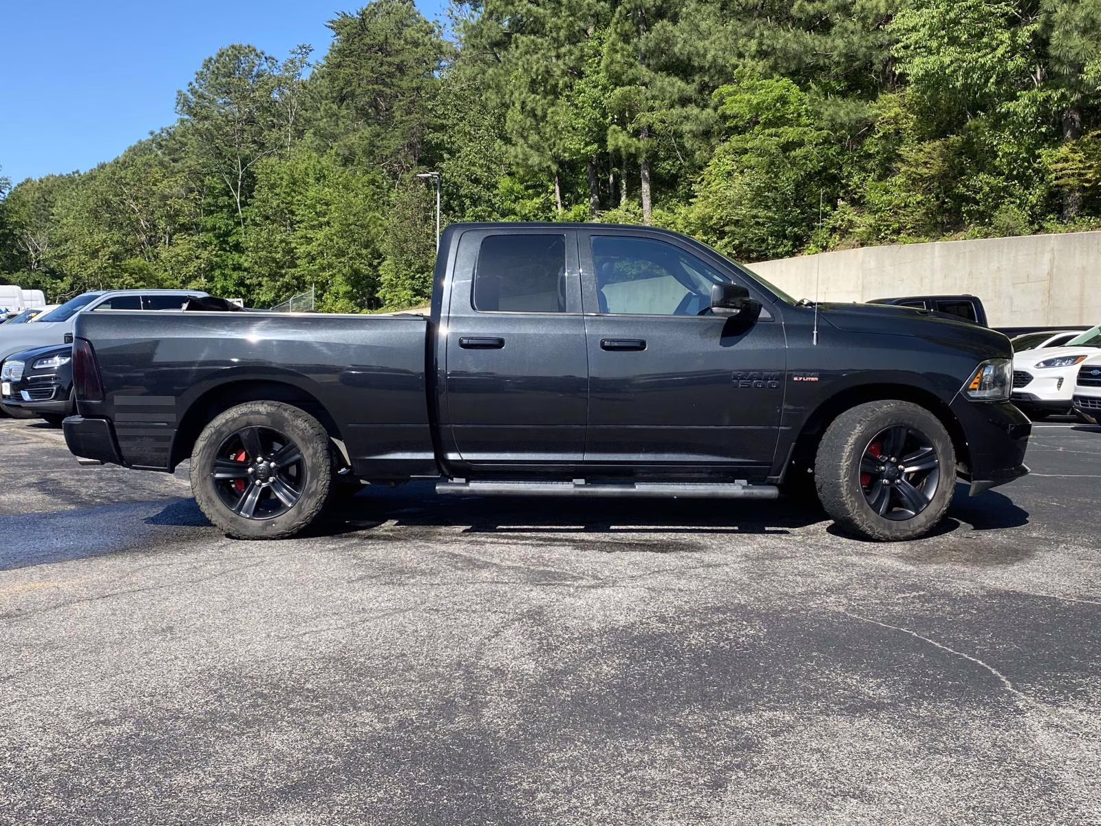 2017 Brilliant Black Crystal Pearlcoat Ram 1500 Night RWD Truck