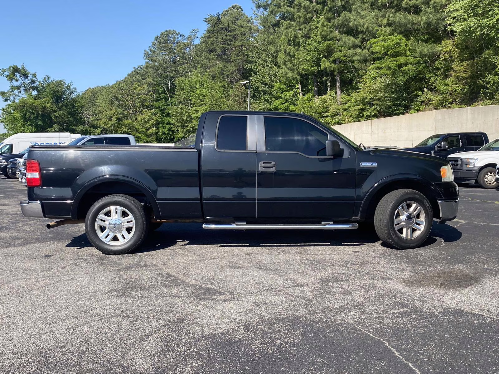 2008 Black Clearcoat Ford F-150 Lariat RWD Truck