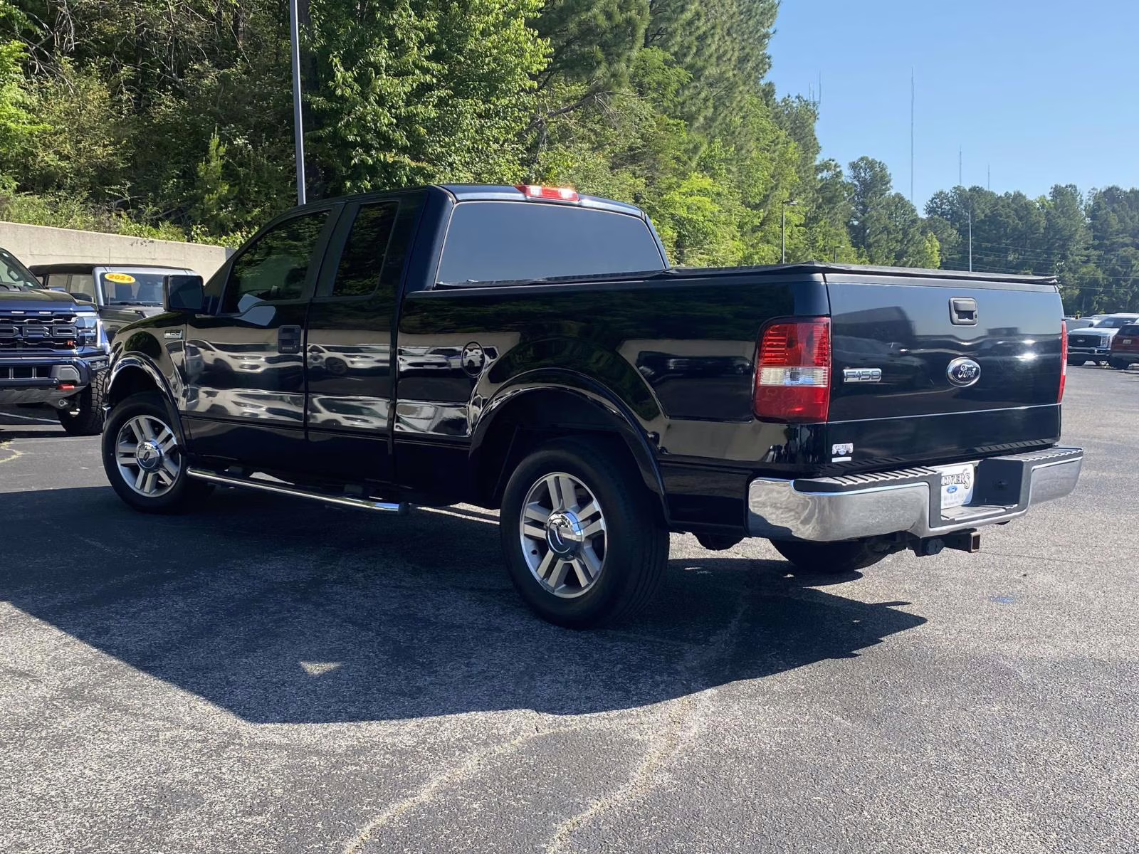 2008 Black Clearcoat Ford F-150 Lariat RWD Truck