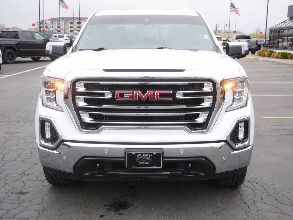 2020 Summit White GMC Sierra 1500 SLT 4X4 Truck