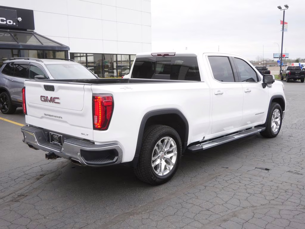 2020 Summit White GMC Sierra 1500 SLT 4X4 Truck