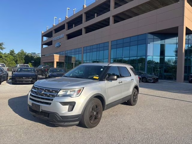2018 Ingot Silver Metallic Ford Explorer FWD SUV