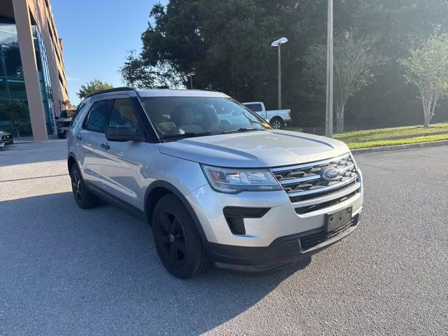 2018 Ingot Silver Metallic Ford Explorer FWD SUV