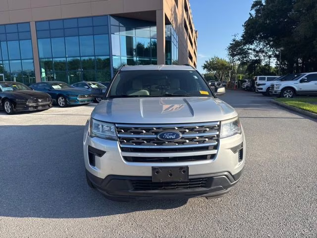 2018 Ingot Silver Metallic Ford Explorer FWD SUV